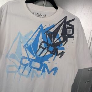 Volcom Stone Surf Skate Vintage Y2K Grunge T-shirt Large Emo Mall Beach 2000s